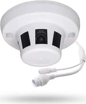 Real HD 4K 8MP PoE IP Camera, H.265 Super Low Lux Surveillance CCTV Security Camera with 3.7mm Lens, No IR, Indoor, Compatible with Hik Vision NVR, NDAA Compliant