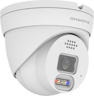 ONWOTE 4K 8MP PoE IP Camera, AI Face Recognition Human Vehicle Detection, 2 Way Audio, Color Night Vision, Indoor Outdoor 131° Wide View, only Work Face Recognition NVR System
