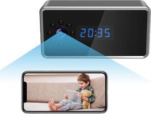 Indoor Camera, Home Security Camera with Night Vision, Motion Detection, 24/7 Recording, SD/Cloud Storage-WiFi Camera Baby Monitor Pet Cam (Black)