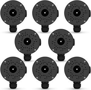 (New Upgrade) Security Camera Junction Box,Universal IP Camera Mount,Security Camera Bracket Outdoor,Metal Aluminum Waterproof Security Camera Mount,Blink Camera Mount New Upgrade