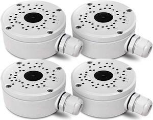 (New Upgrade) Security Camera Junction Box,Universal IP Camera Mount,Security Camera Bracket Outdoor,Metal Aluminum Waterproof Security Camera Mount,Blink Camera Mount