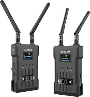 SVBONY ST1 Wireless HDMI Transmitter and Receiver, 4K Wireless Video Transmitter and Receiver, 984FT&0.06s Latency, Wireless Video Transmission System for Live Streaming, TV Show, Filmmaking (1TX+1RX)