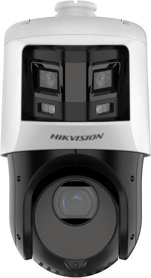 HIK 4 MP TandemVu 25X IR Network Speed PTZ Camera DS-2SE4C425MWG-E/26(F0), 6MP Dual Lens Full Color Panoramic IP Camera Outdoor, 100M IR30M White Light Distance Night ViewSupports 12V DC & PoE+