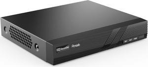 8CH H.265 Network Video Recorder, 4K 8 PoE ports NVR, Remote Access, Motion Alarm, 24/7 Recording, Smart Playback, Support 4K/8MP/5MP/4MP/3MP PoE Cameras, ONE SATA Ports Up to 8TB (without HDD)