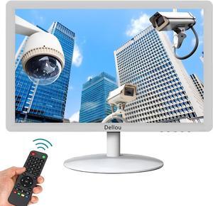 19 inch CCTV White Monitoring Display Screen Security Camera Monitor Multi-Function Interface HDMI, AV, BNC, VGA, USB, PC Input Computer LCD Monitors 1440x900 Resolution