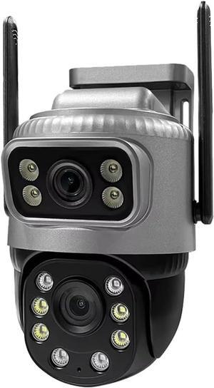 Home Surveillance Camera Outdoor Waterproof IP Wireless Camaras Vigilancia Casa Home Video Surveillance 4K 8MP HD Night Vision(U/S,4G Camera Add 64G)