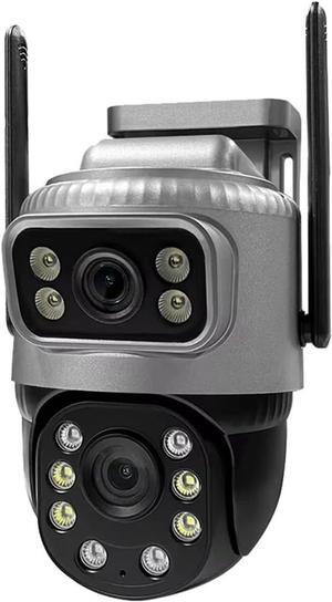 Home Surveillance Camera Outdoor Waterproof IP Wireless Camaras Vigilancia Casa Home Video Surveillance 4K 8MP HD Night Vision(U/K,WiFi Camera Add 128G)
