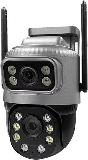 Home Surveillance Camera Outdoor Waterproof IP Wireless Camaras Vigilancia Casa Home Video Surveillance 4K 8MP HD Night Vision(U/S,4G Camera Add 32G)