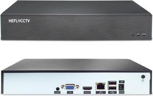 4K NVR 36CH (1080p/3MP/4MP/5MP/8MP) Network Video Recorder Supports up to 36 x 8MP/4K Security IP Cameras,36 Channel Surveillance Recorders with AI Motion Detection (Hard Drive Not Included)