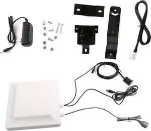 UHF Passive Electronic Tag RFID Parking Lot Remote Access Control Reader Head (5 Meters Network Type US Plug)