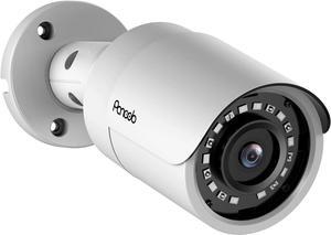 UltraHD 4K PoE IP Bullet Security Camera Outdoor with Mic, H.265 8MP PoE Camera, AI Human Vehicle Detection 100ft IR Night Vision, Waterproof IP67, 110° Wide Angle 2.8mm Lens, PB37FA1-8M
