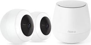Noorio Home Security System with Camera B311 x2, Smart Hub x1