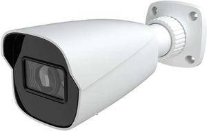 Titanium 4MP Intelligent Analytics IP Bullet Camera 2.8mm Fixed Lens Night Vision 98ft True WDR VCA Face Detection Built-in Microphone PoE Network Security Camera E-Series NDAA, IP-5IR4E3BA2-28