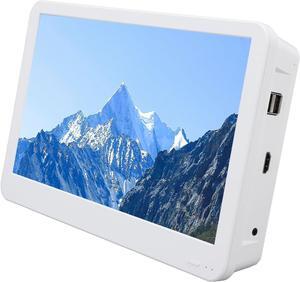 Surveillance Video Monitor Screen, 11.5 Inch 8 Channels POE 4CH 1080P Network Video Recorder, NVR Monitor Video Recorder with Dual Antennas for Security (US