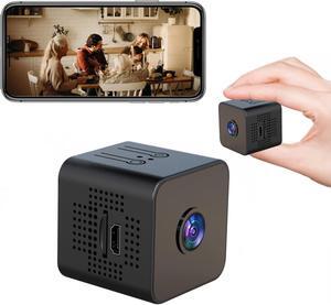 Spy Focus Camera Wireless Mini Hidden Camera,1080p HD Wireless Magnetic Security Camera,Magnetic Mini Security Camera Outdoor,Night Vision Motion Detection Security Cam Covert Cameras 1Pcs Black