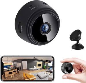 Spy Focus Camera Wireless Mini Hidden Camera,Magnetic Mini Security Camera Outdoor,1080p HD Wireless Magnetic Security Camera,Night Vision Motion Detection Security Cam Covert Cameras 1Pcs Black