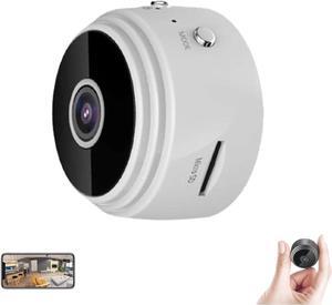 Hidden Camera,Mini Magnetic Security Camera,Mini Camera Hidden Camera 1080p HD,Mini Camera Wireless,Mini Security Camera for Indoor Outdoor (White,1pcs)