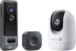 MUBVIEW 2K HD Dual-Lens Wireless Doorbell + 2K Smart Indoor Security Camera with Motion Tracking and Two-Way Audio  Now at 43.67% Off
