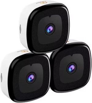 3MP 2K Window Camera,2.4GHz & 5GHz WiFi Indoor Cameras for Home Security with ChroMax Al Color Night Vision,Person & Motion Detection,24/7 Recording,Easy & Quick Install(3pcs)