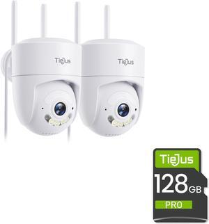 5G/2.4G WiFi Security Camera Outdoor,24/7 Recording Home Security Cameras 2K,360° PTZ Wired Cameras for Home Security Outside,Auto Tracking