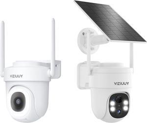 3MP Solar Security Cameras Wireless Outdoor and 5G Security Camera with 24/7 Recording