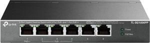 TP-Link TL-SG1006PP | 5 Port PoE Switch | 3 PoE+ and 1 PoE++ Ports @64W, w/ 2 Uplink Gigabit Ports | Sturdy Metal | Plug & Play | Extend Mode | PoE Auto Recovery | QoS & IGMP