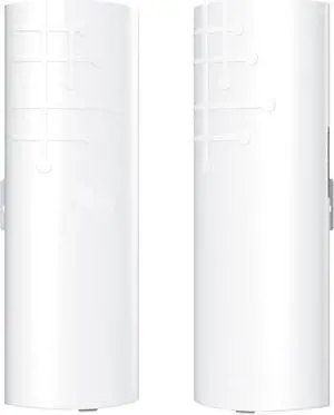 Wireless Bridge Dual Band 2.4GHz & 5.8GHz, 3KM Long Range Outdoor Wireless Bridge, Gigabit WiFi Bridge 100Mbps/1000Mbps High Speed, Preconfigured PtP/PtMP, 14dBi, 24V PoE Power (CPE3KM)