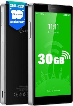 GlocalMe G4 Pro 4G LTE Mobile Hotspot Device with 30GB US/CA/MX Data 60 Days, Portable WiFi Hotspot for Travel, 5 Touch Screen LCD Display, Dual Band High Speed WiFi Device, SIMFREE, Pocket WiFi