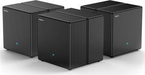 Dual-Band AX1800 WiFi 6 Mesh Wi-Fi System | Replaces Routers and Extenders | Covers up to 6,000 sq.ft. | 2 Gigabit Ports per Unit, Supports Ethernet Backhaul | (3-Pack)