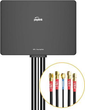 Peplink Slim 40G Antenna  5G & LTE Ultra-Wideband (600-6000MHz), Omni-Directional MIMO, Durable Low-Profile, Easy Install for RVs, Outdoors, Home/Office