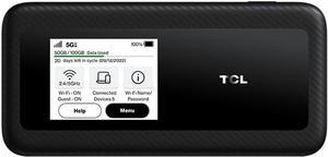 TCL Linkzone 5G UW (MW513U) | Verizon and GSM Unlocked | 5G MiFi Hotspot Router | Black