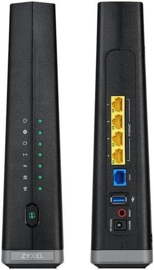 ZYXEL C3510XZ 6 Gigabit Ethernet Gateway Modem/Router for Fiber Internet - Will not Work with DSL - Compatible with CenturyLink