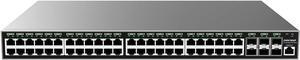 GRANDSTREAM GWN7806P Manageable Layer Switch (Layer) 2+ Rackable. Ports: 48x GbE RJ45 PoE 802.3 AF/at, 30W per Port, 360W Total Power, 6X SFP+, Brand Internal PSU