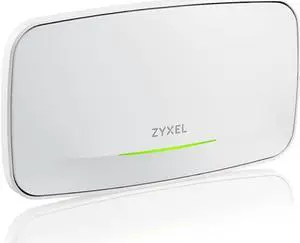 Zyxel WiFi 6E AXE7800 Wireless Gigabit Enterprise Access Point | Tri-Band Operation | Smart Antenna |2.5G Uplink | Mesh |Cloud, App, Direct or Controller MGMT | POE++ | Nebula Pro Pack | WAX640S-6E
