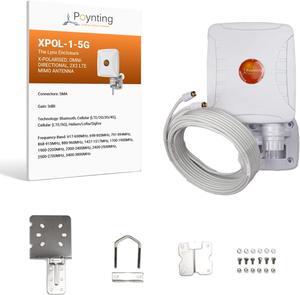 Poynting XPOL-1-5G Hotspot Omnidirectional Antenna | 2X2 MIMO | 617-3800 MHz | 4G/LTE 5G | 3.5dBi | SMA (M)