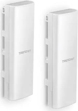 TRENDnet - TEW-940APBO2K - TRENDnet 14 dBi WiFi 6 AX1200 Outdoor Directional PoE Access Point Bridge Kit, TEW-940APBO2K,