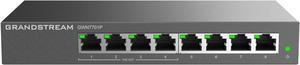 Grandstream GWN7701P | 8-Port Gigabit Ethernet Unmanaged PoE Switch | Plug & Play | Desktop/Wall-Mount | Metal Design