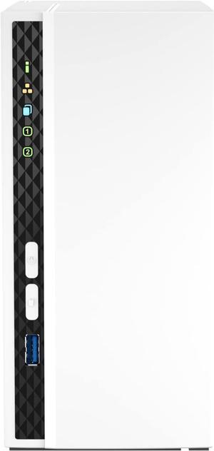 QNAP TS-233-US 2 Bay Affordable Desktop NAS with ARM Cortex-A55 Quad-core Processor and 2 GB RAM