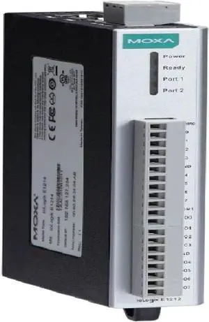 ioLogik e1210 - Universal Ethernet Remote I/O with 2-Port Ethernet Switch, 16 DIs, -10 to 60°C (Moxa)