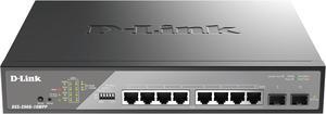 Dlink DSS-200G-10MPP 10-port Gigabit Smart Managed Perp Surveillance Poe Switch