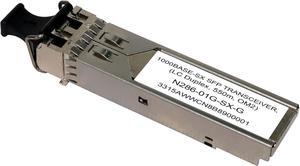 Eaton Tripp Lite Series 1000BASE-SX SFP Transceiver Module, LC Duplex Multimode Fiber MMF, 1.25 Gbps, 850 nm, 1804 Feet / 550 Meter Length, 3-Year Warranty (N286-01G-SX-G)