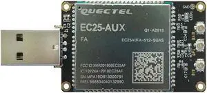EXVIST 4G LTE USD Dongle W/EC25-AUX LCC Modem W/SIM Card Slot TTL LTE FDD B1/B2/B3/B4/B5/B7/B8/B28