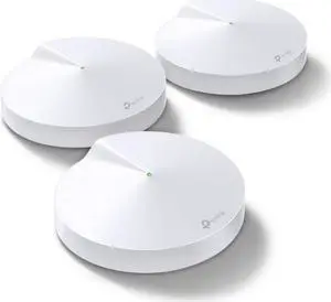 TP-Link Deco Mesh WiFi System(Deco M5) Up to 5,500 sq. ft. Whole Home Coverage and 100+ Devices,WiFi Router/Extender Replacement, Anitivirus, 3-pack