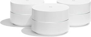 Google WiFi system, 3-Pack - Router Replacement for Whole Home Coverage (NLS-1304-25),White