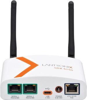 Lantronix SGX 5150 Wireless IoT Gateway, 802.11a/b/g/n/ac, 1xRS232 (RJ45), USB, 10/100 Ethernet, US Model