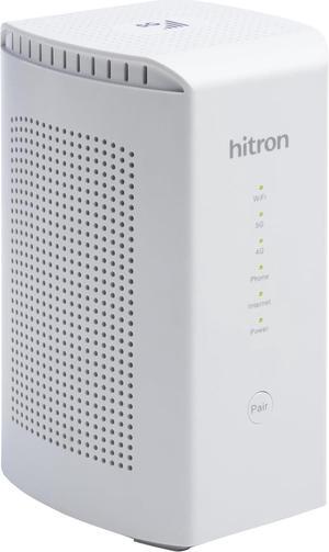 Hitron D60 5G Cellular Router with Sim Card Slot | AX3000 WiFi 6 Router with Mesh WiFi | Certified with T-Mobile, AT&T, US Cellular | Nano SIM, eSIM for Dual Failover Capability |Model # D60 5G
