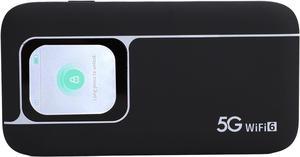 Portable 5G Hotspot, 2.01inch Touch Screen 5G 6 Travel Mobile Hotspot,2.77Gbps Download Speeds Mobile Hotspot Router,16 Devices,7100mAh Battery