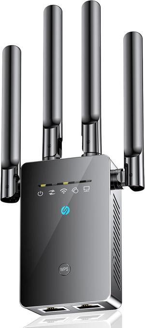 2025 Extend tecc WiFi Extender Signal Booster, Long Range Internet Booster Extender for Home, Mesh Wi-Fi 6X Faster Wireless WiFi Repeater with Ethernet Port, Broader Coverage Than Ever, 1-Tap Setup