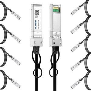 10-Pack 3m/9.84ft 10G Direct Attach Copper Cable, SFP+ Passive Twinax DAC Cable for Cisco SFP-H10GB-CU3M, Ubiquiti, Arista, D-Link, Intel, Meraki, Mikrotik, Netgear, TP-Link etc.