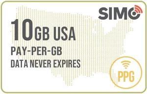 Solis US Pay-Per-GB Card 10GB
